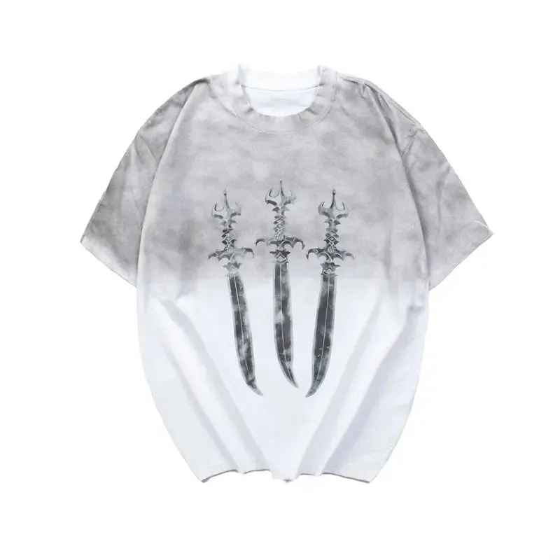 Holy Sword Printed Washed Tee