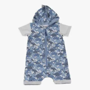 Hooded Dinosaur Romper