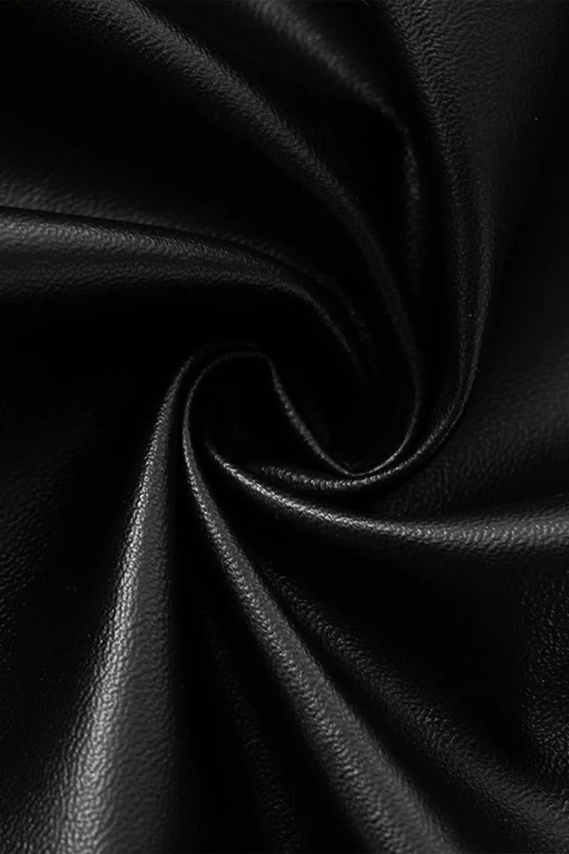 HTP1092 Solid Leather Tank Top