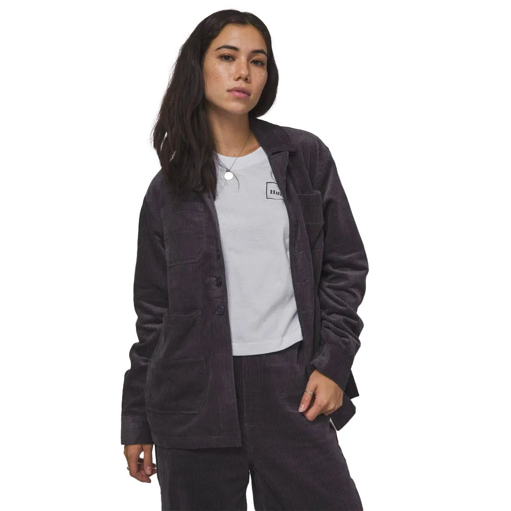 Huf - Corduroy Chore Womens Jacket Blue Graphite