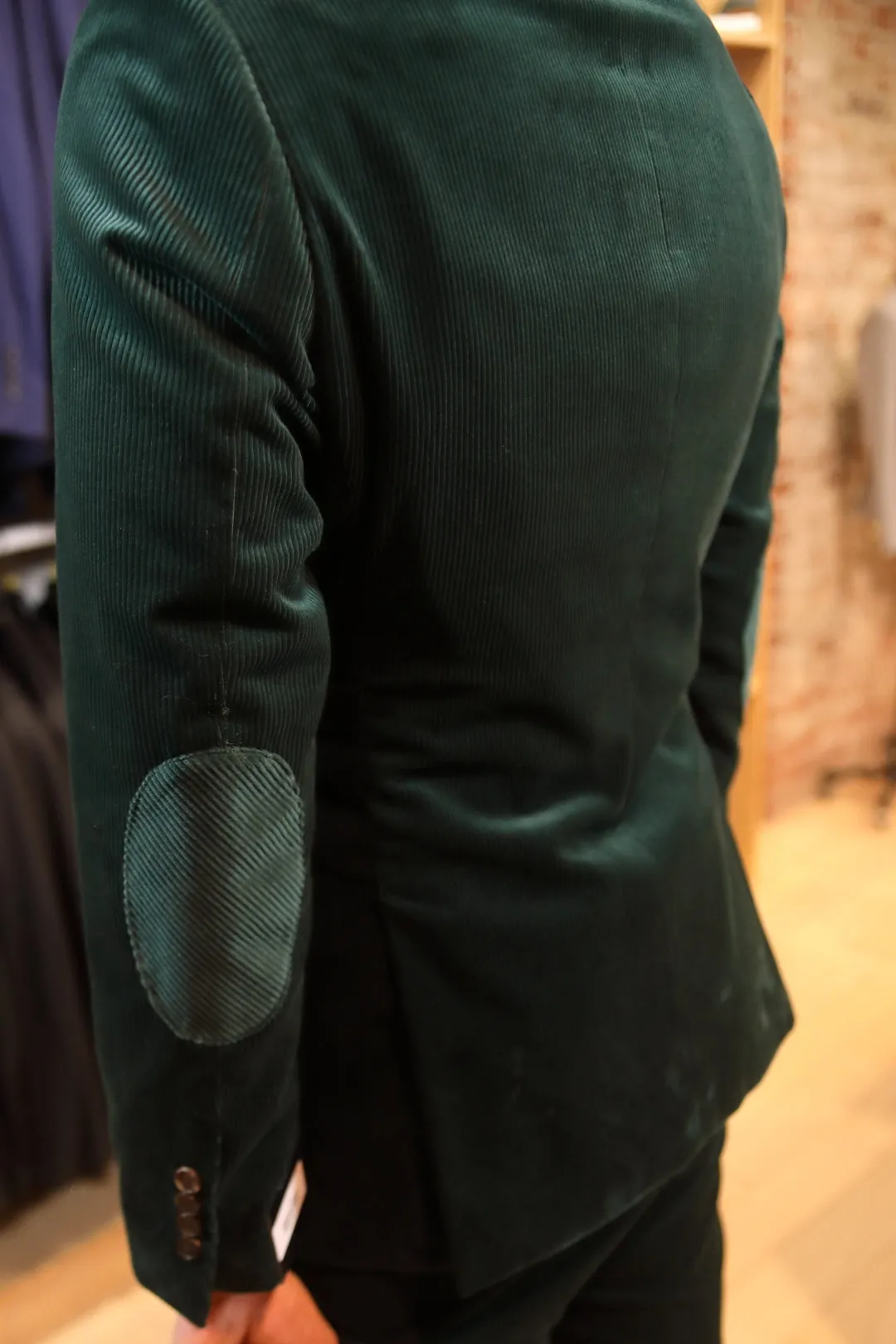 Hunter Green Corduroy Premium Coat