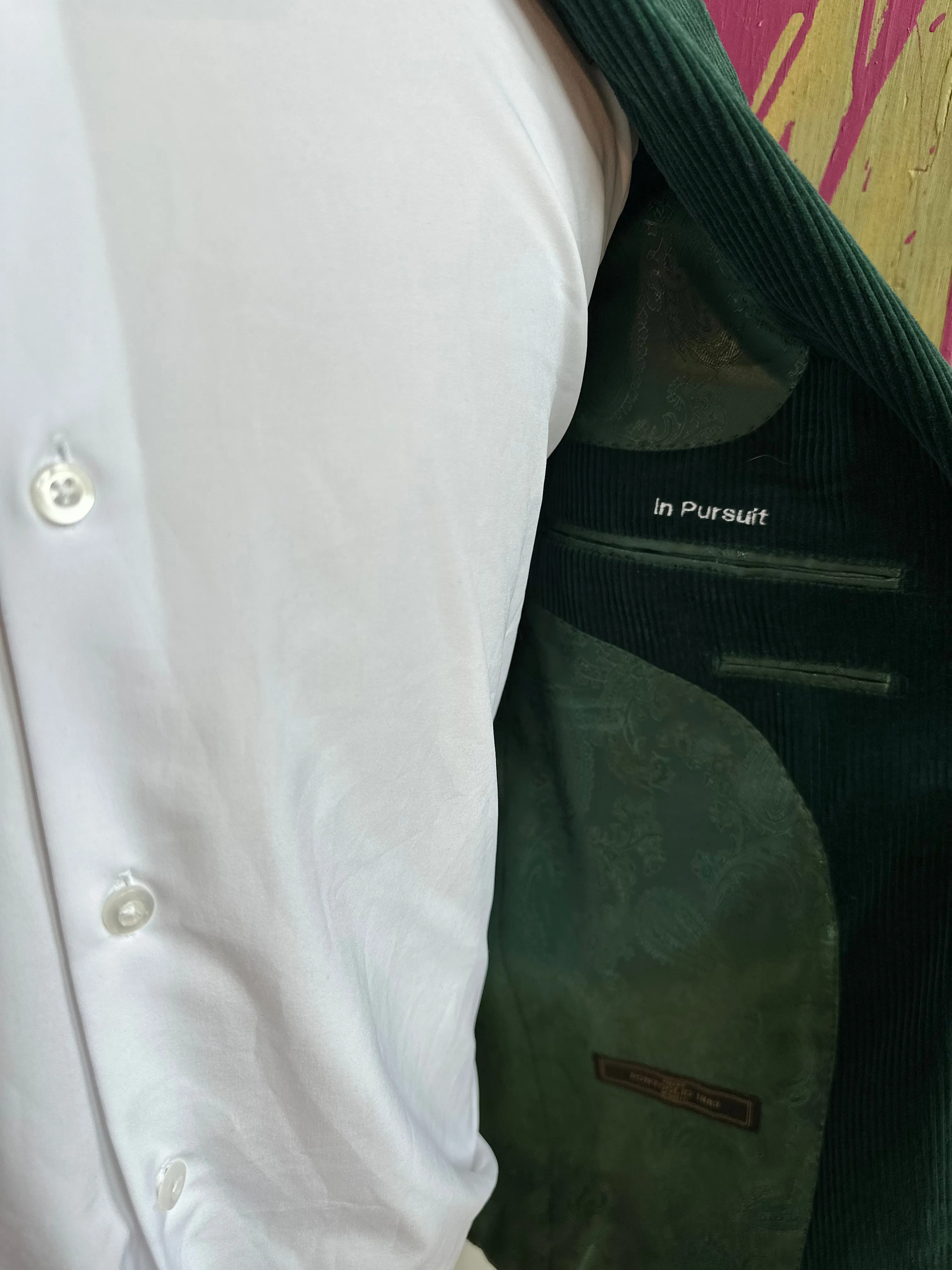Hunter Green Corduroy Premium Coat