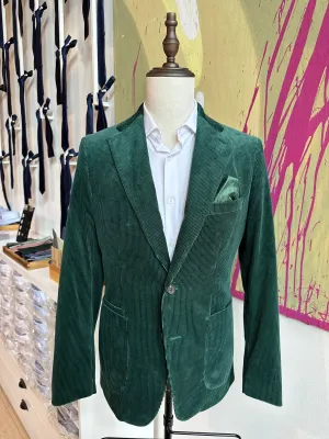 Hunter Green Corduroy Premium Coat