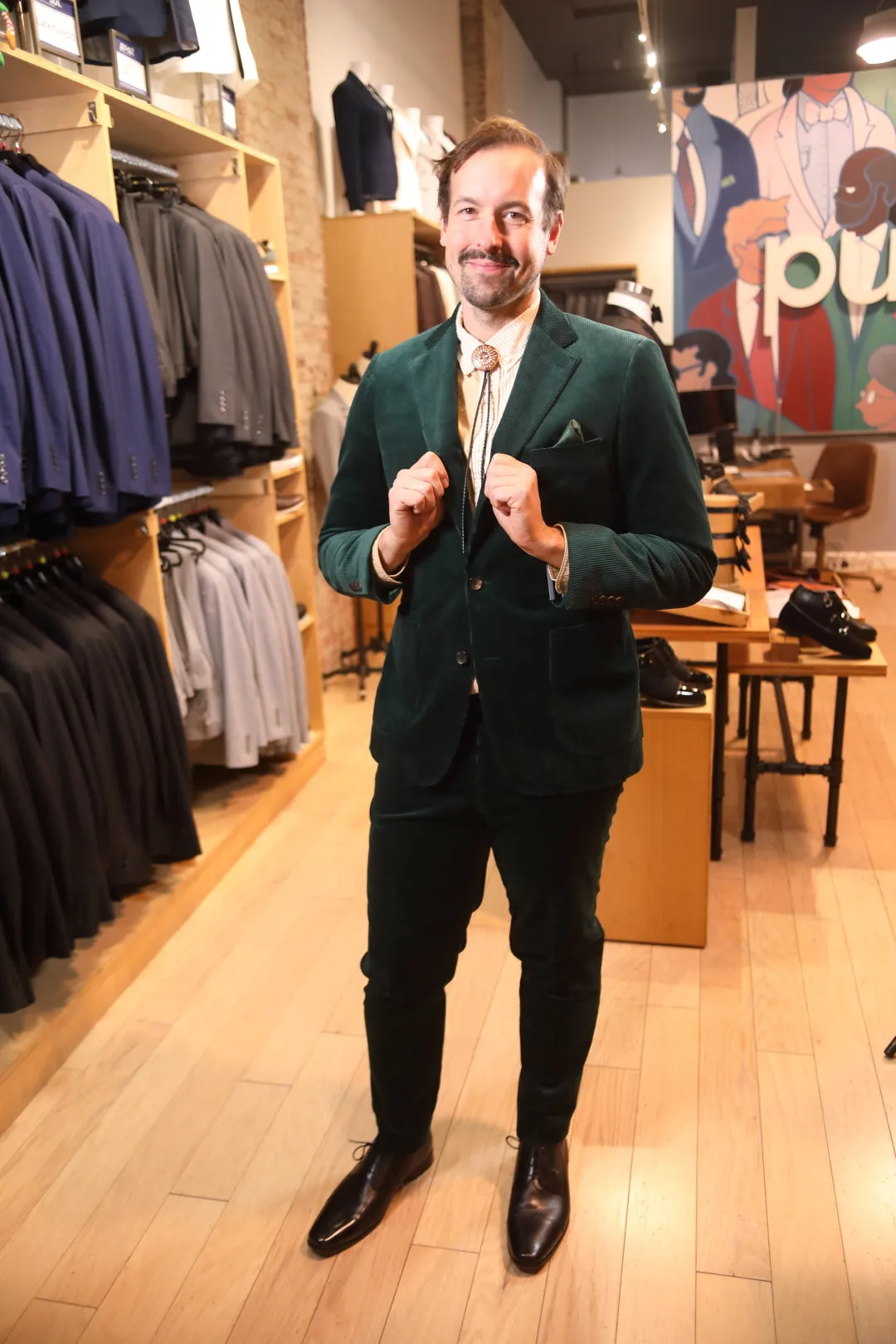 Hunter Green Corduroy Premium Coat