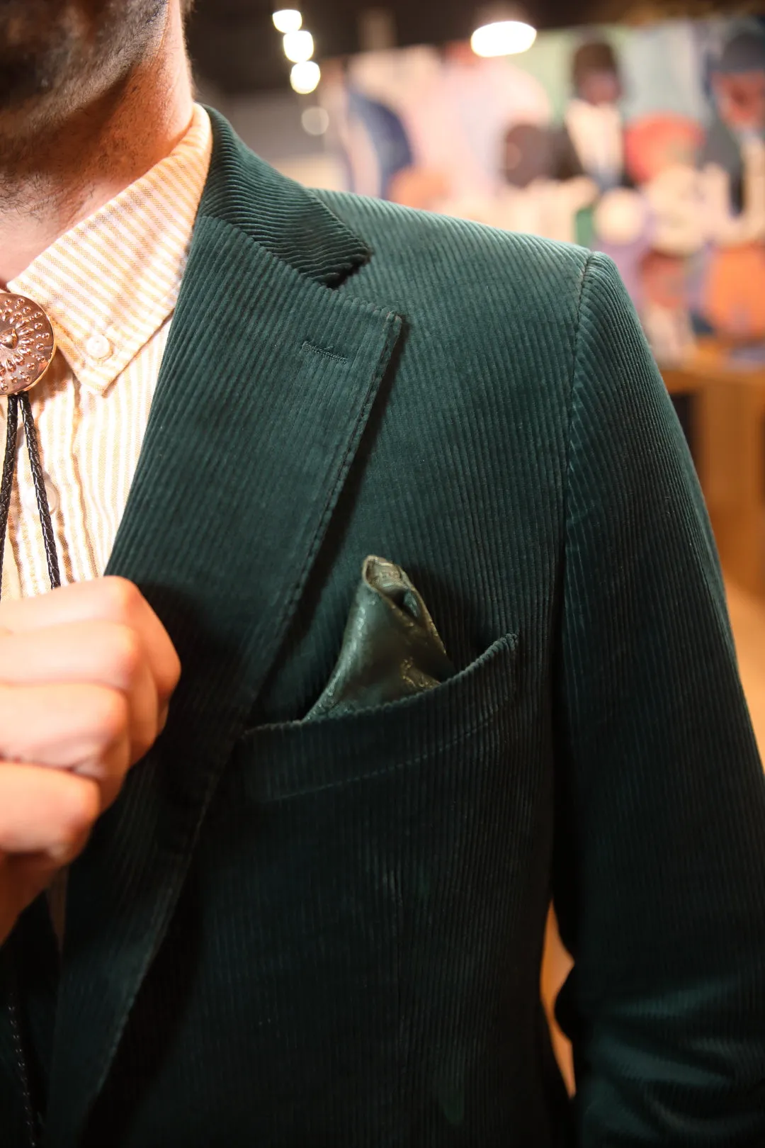 Hunter Green Corduroy Premium Coat