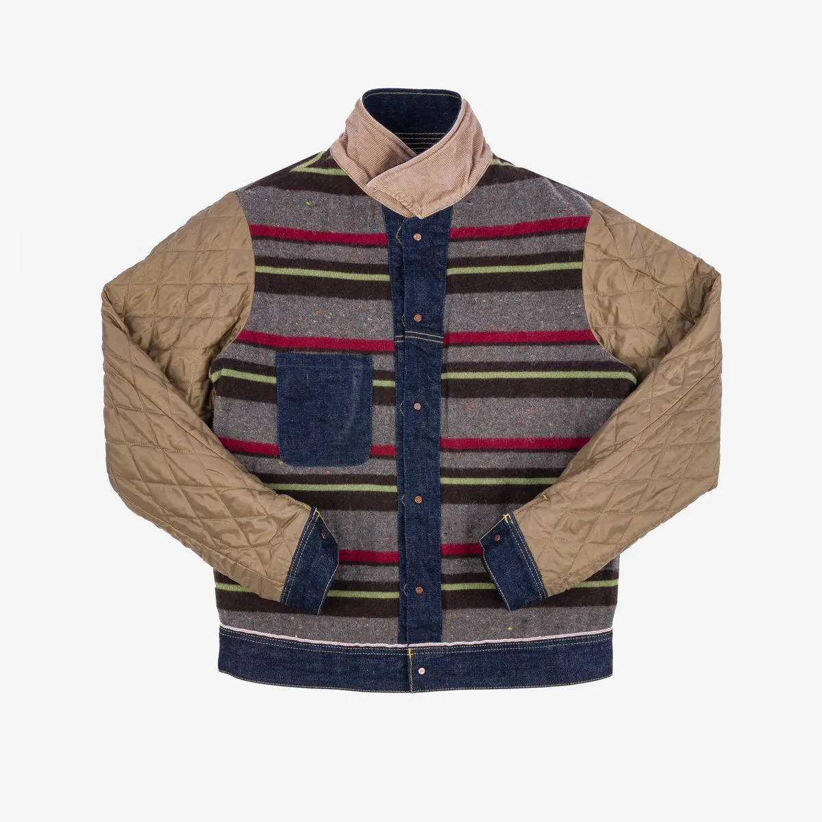 IH-101J-SR - 18oz Selvedge Denim Storm Rider Jacket - Indigo 10% off