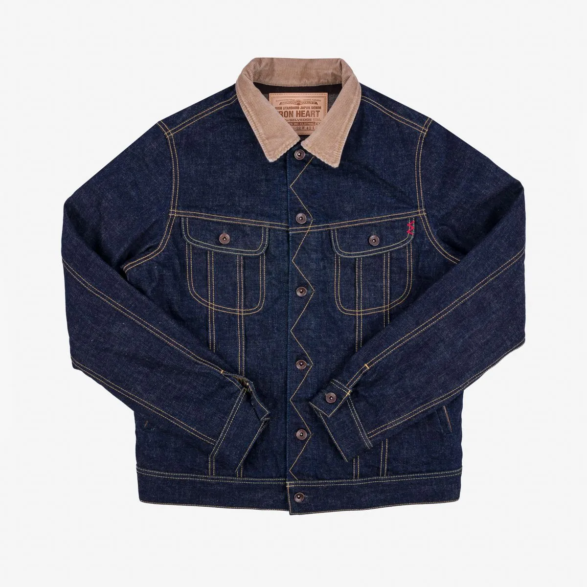 IH-101J-SR - 18oz Selvedge Denim Storm Rider Jacket - Indigo 10% off