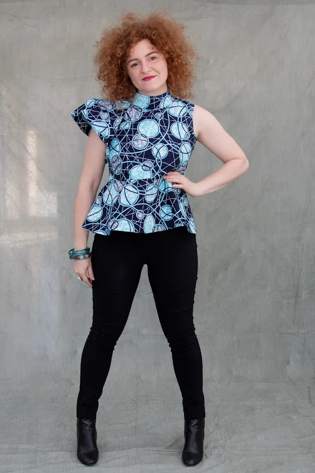 Ikirun Sleeveless Peplum Top