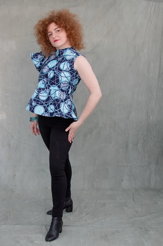 Ikirun Sleeveless Peplum Top