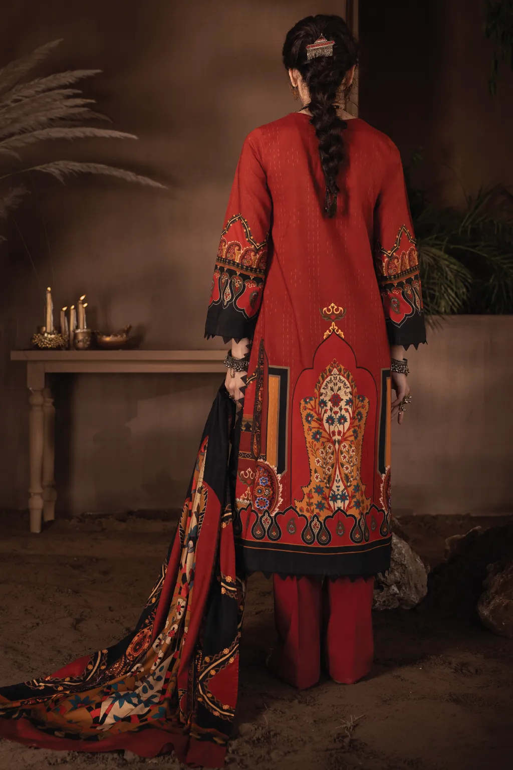 ILC-07 SIBGHA -3PC | Iznik Zarafshan Linen Collection 2021 | Unstitched Embroidered Linen Organza Suits
