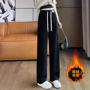 INSTOCK-Chenille narrow straight pants