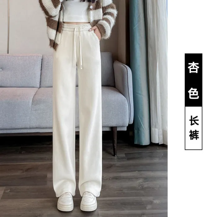 INSTOCK-Chenille narrow straight pants