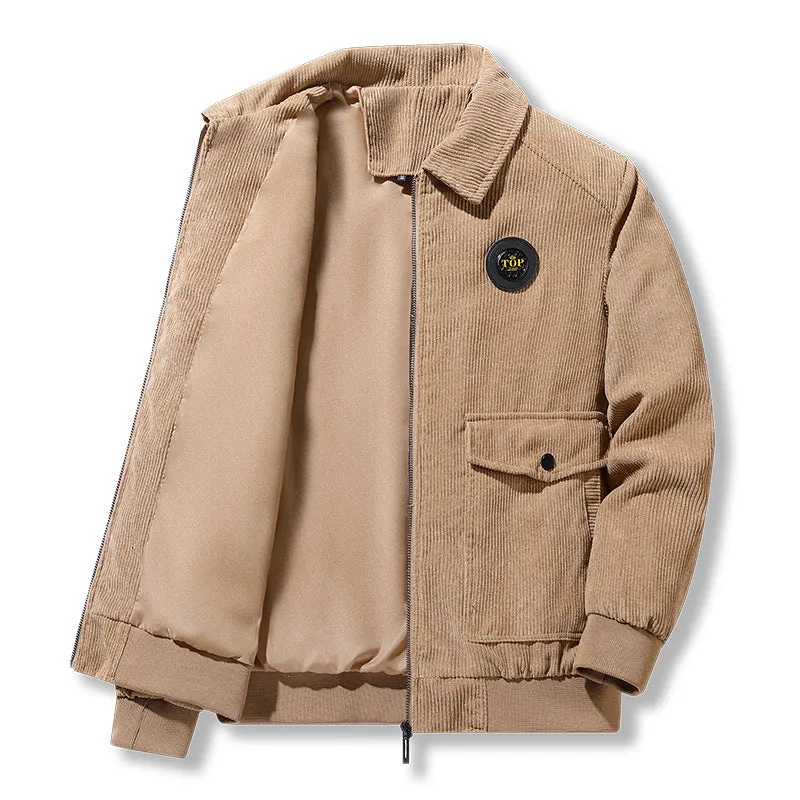 INSTOCK - Corduroy Jacket Men's Autumn and Winter Plush