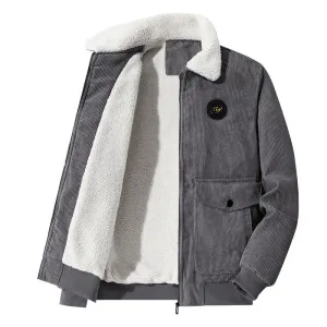 INSTOCK - Corduroy Jacket Men's Autumn and Winter Plush