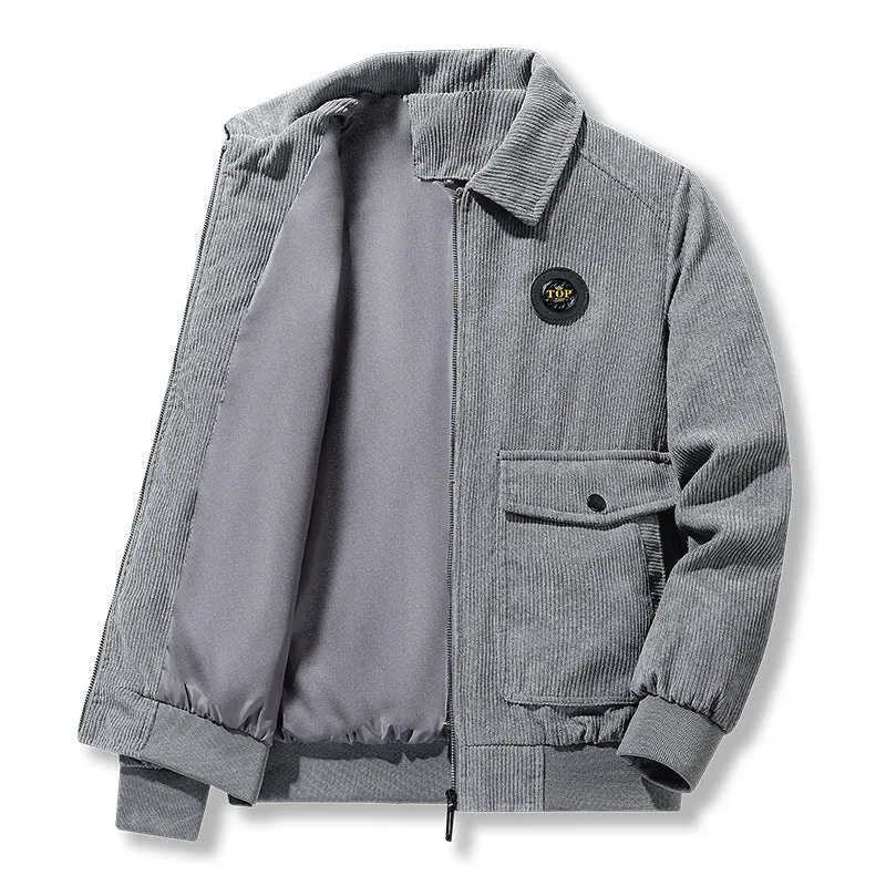 INSTOCK - Corduroy Jacket Men's Autumn and Winter Plush