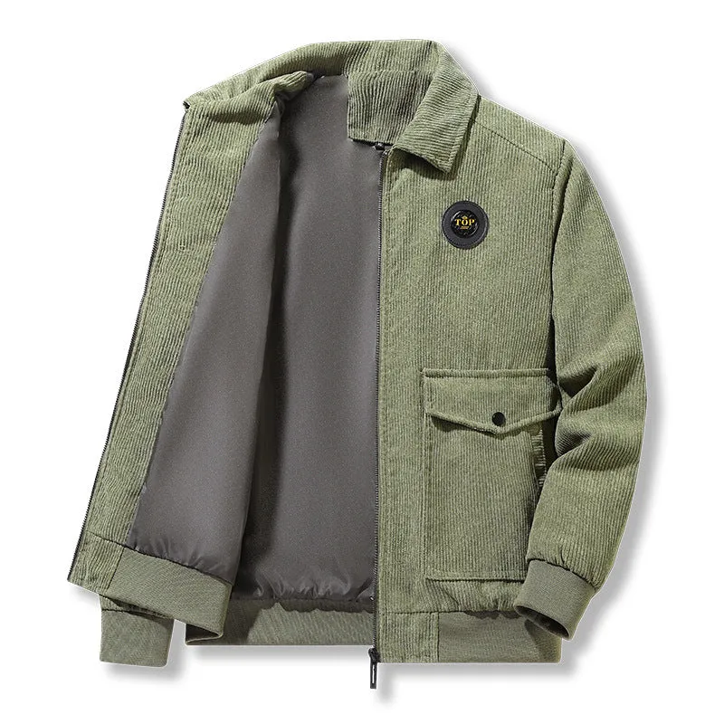 INSTOCK - Corduroy Jacket Men's Autumn and Winter Plush