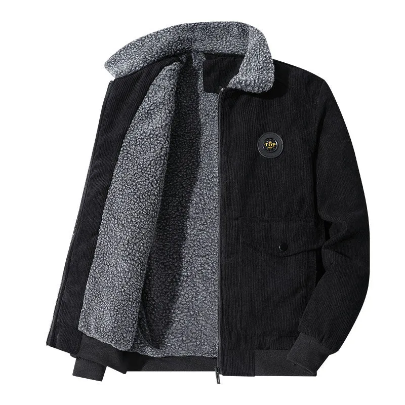 INSTOCK - Corduroy Jacket Men's Autumn and Winter Plush