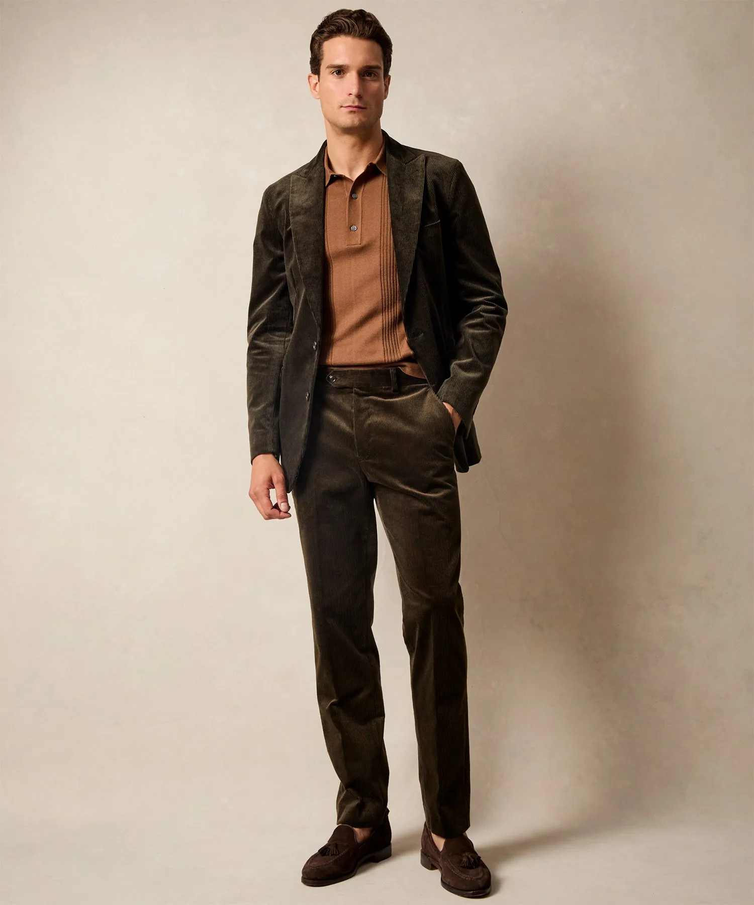Italian Fine Wale Corduroy Sutton Trouser