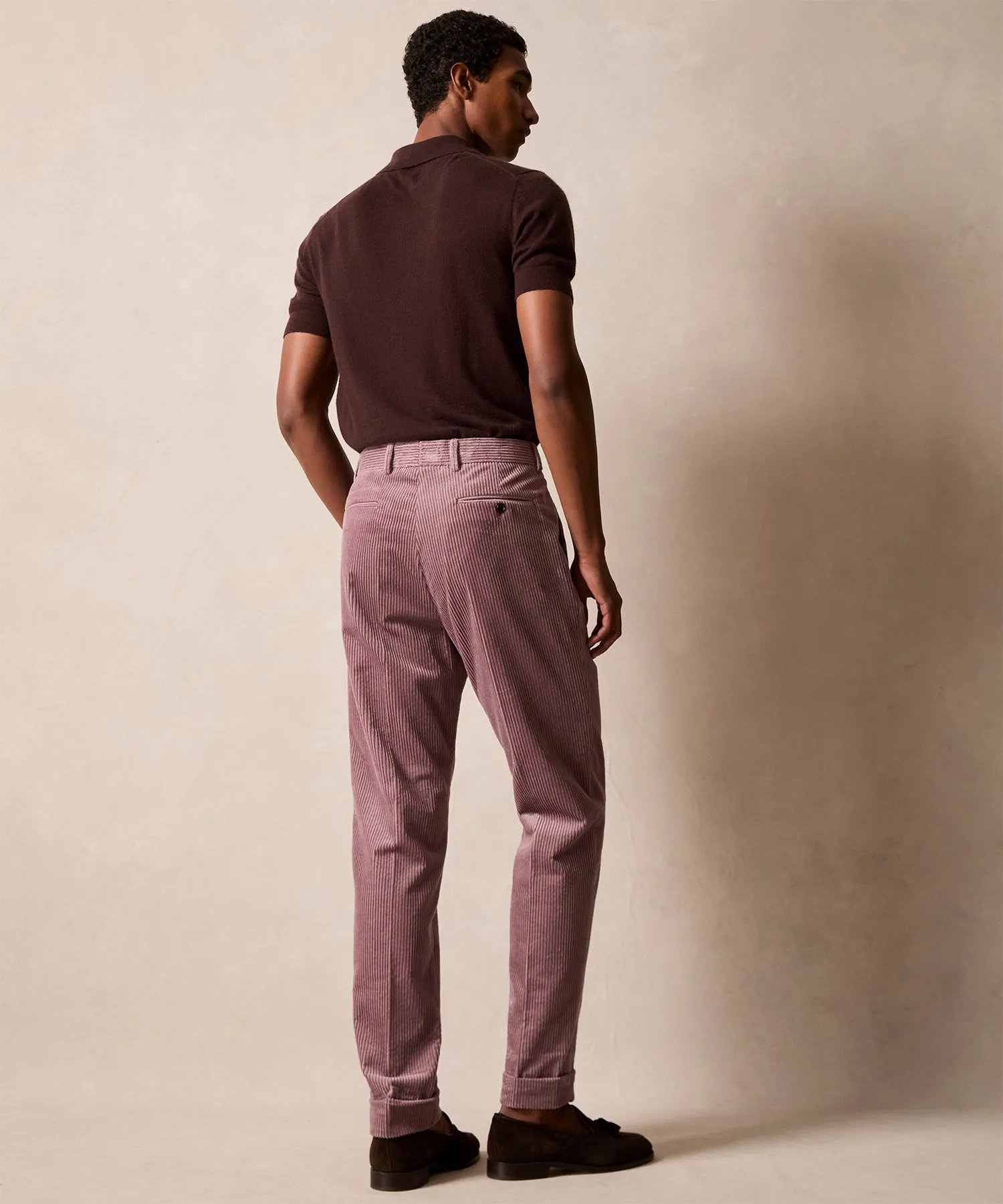 Italian Wide Wale Corduroy Madison Trouser