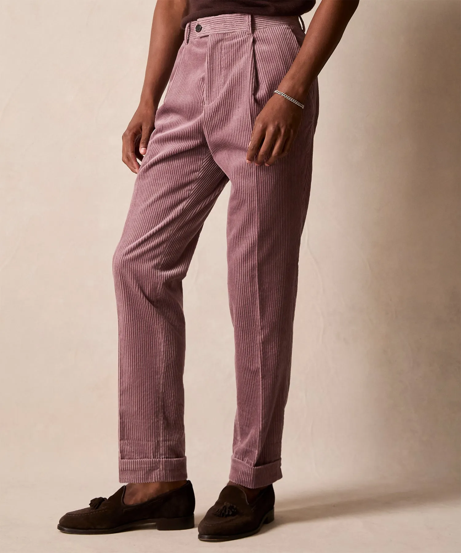 Italian Wide Wale Corduroy Madison Trouser