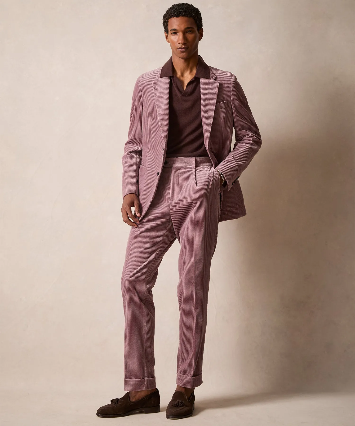 Italian Wide Wale Corduroy Madison Trouser