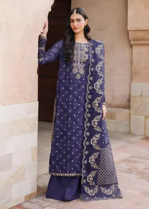 IZKN-01  Navy - Readymade - Bandhani Chiffon Collection by Iznik 2025