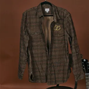 J. Crew Corduroy CPO Shirt in Print Haizel Brown Multi in Medium