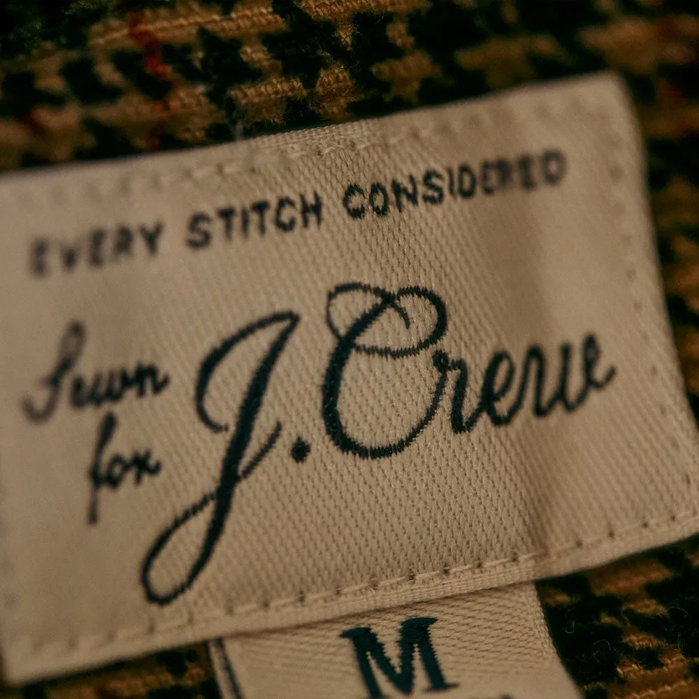 J. Crew Corduroy CPO Shirt in Print Haizel Brown Multi in Medium