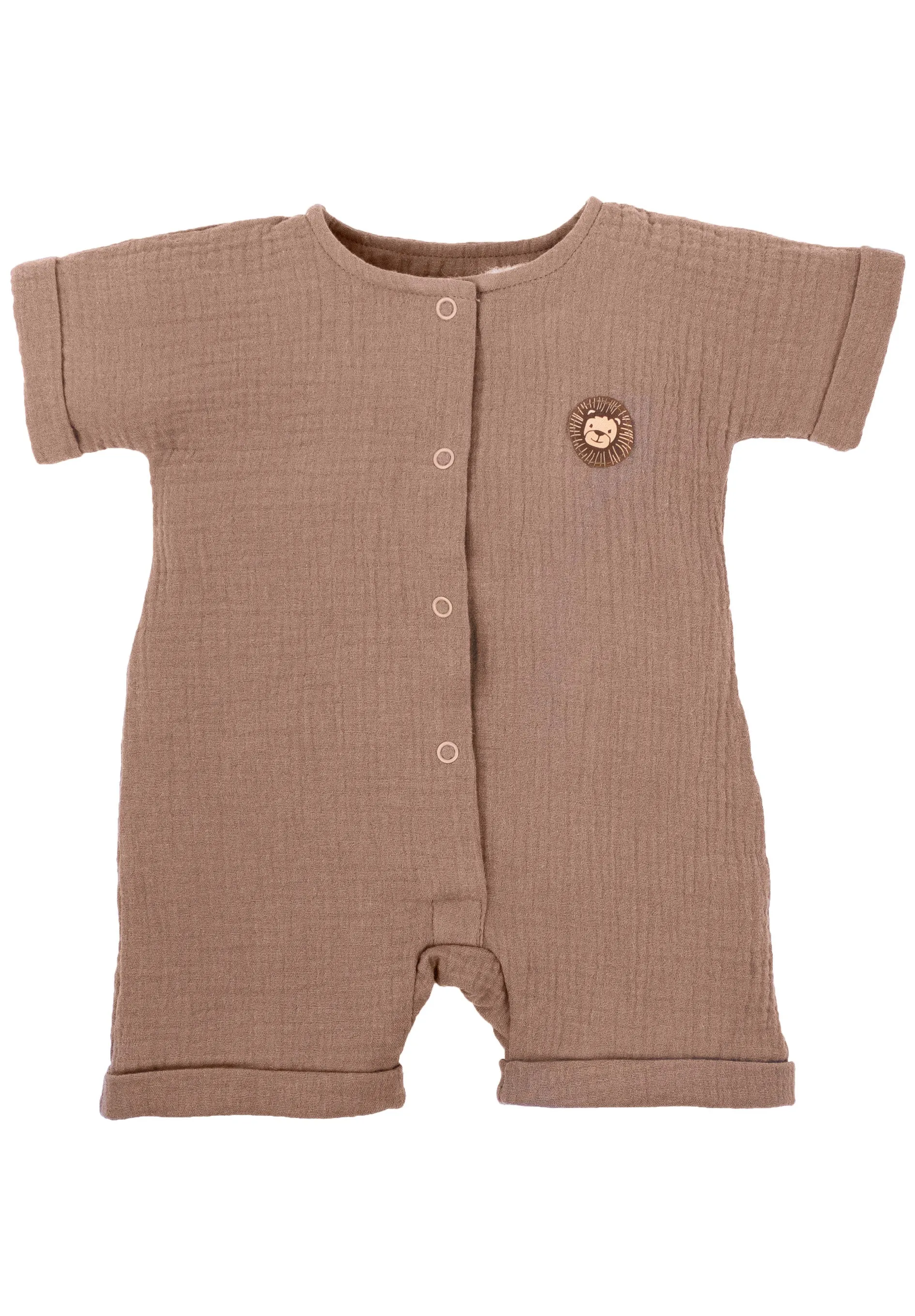 Jamiks Niklas Organic Cotton Romper - Brown
