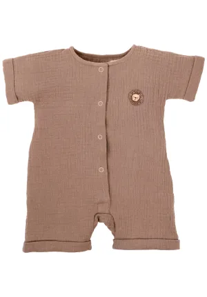 Jamiks Niklas Organic Cotton Romper - Brown