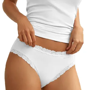 Janira Fresh Cotton Bikini w/ Lace Trim