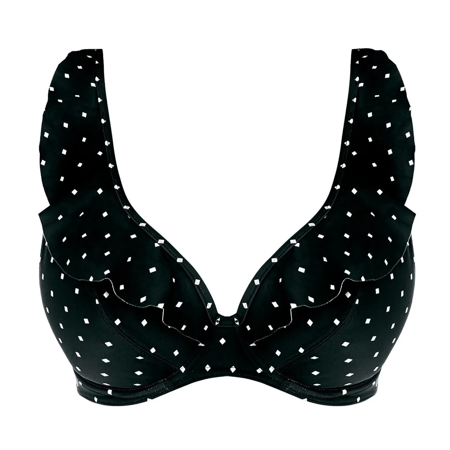 Jewel Cove High Apex Bikini AS7230 Black