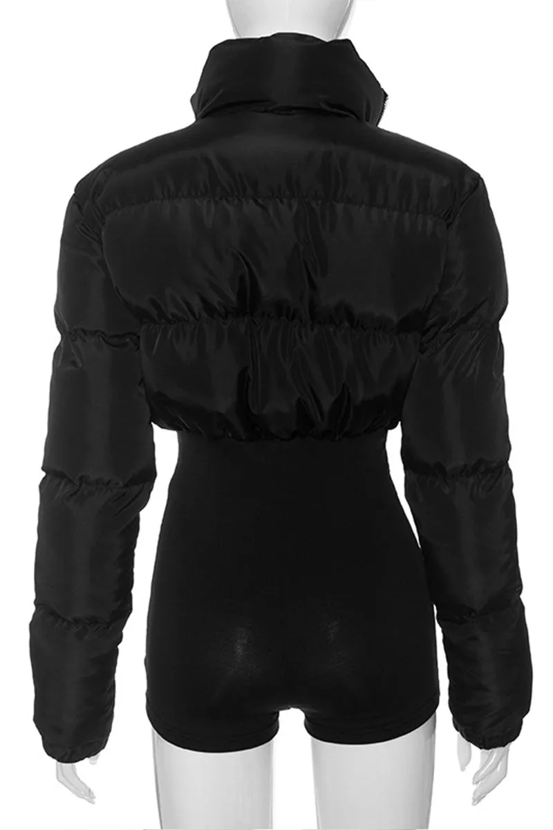 JI0299 Puffer Long Sleeve Rompers