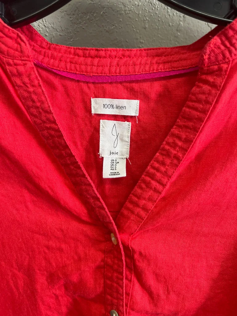 JOIE LINEN SHIRT DRESS