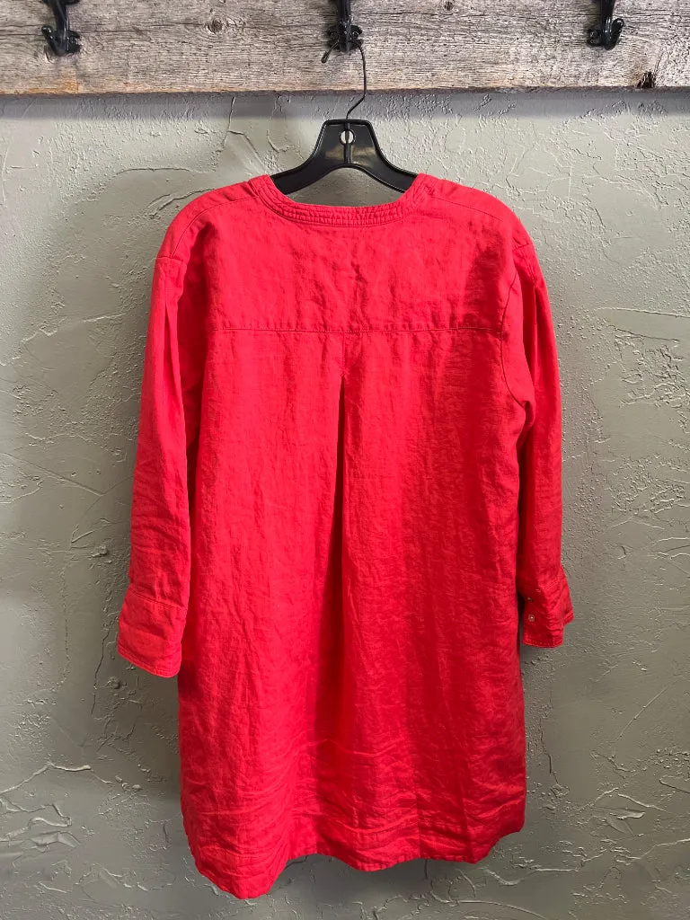 JOIE LINEN SHIRT DRESS