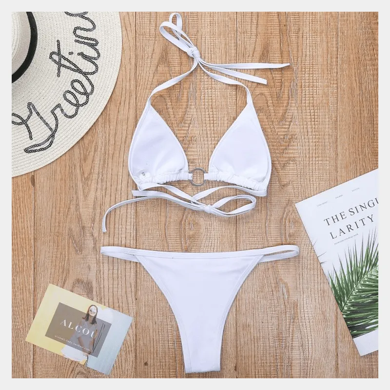 Jordyn Diamond Halter Bikini Swimwear