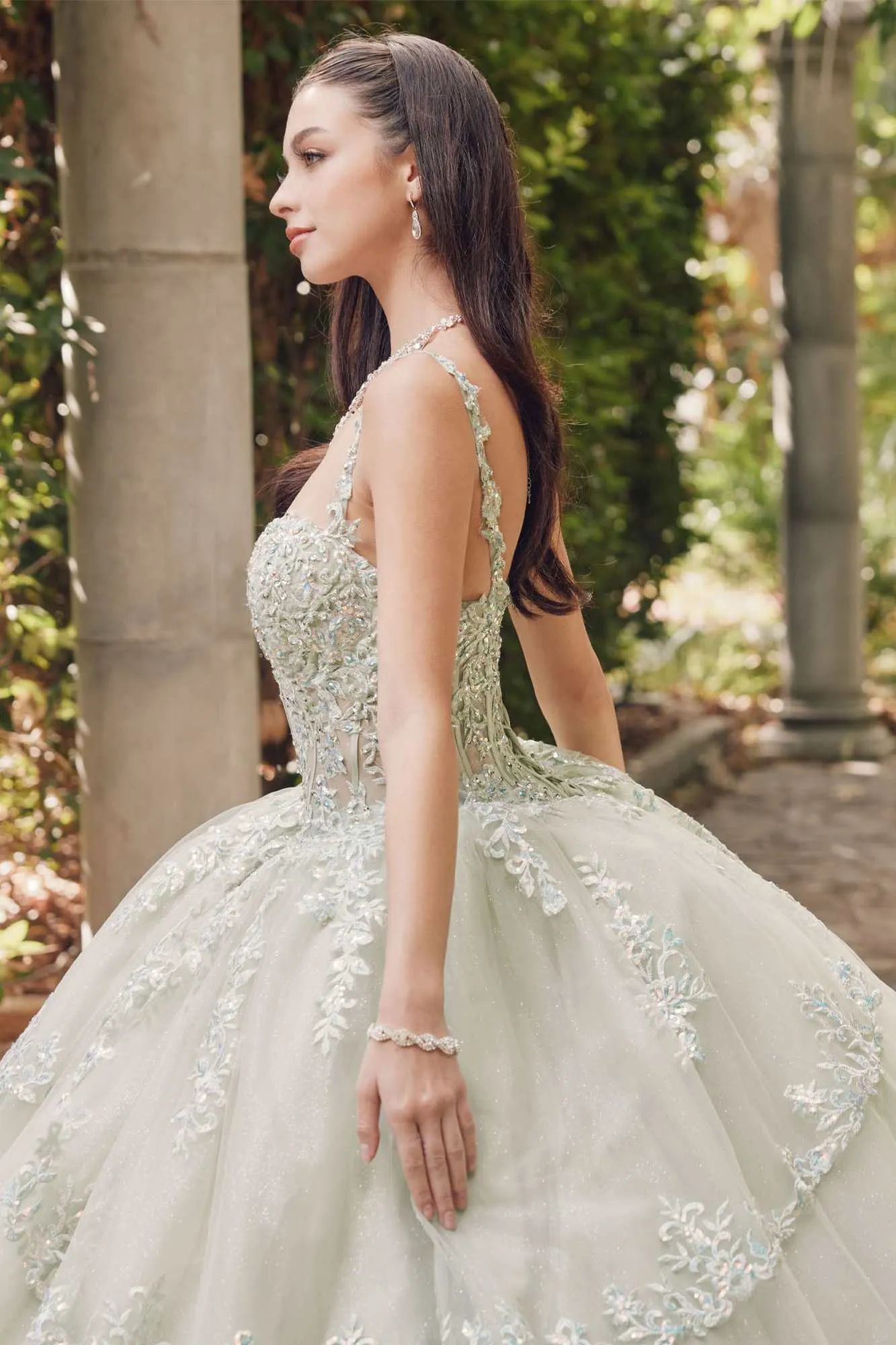 Juliet JT1450J Poofy Sweetheart Corset Boned Quinceanera Ball Gown