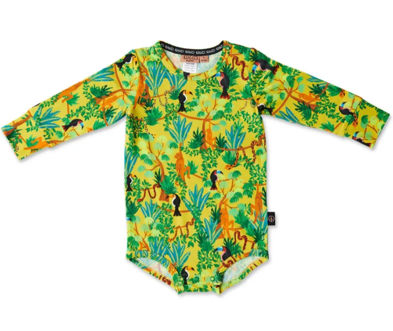 Jungle Boogie Organic LS Romper