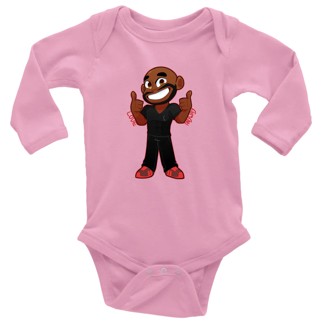 KA Love Anyway Long Sleeve Baby Bodysuit