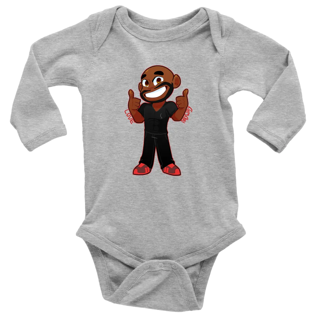 KA Love Anyway Long Sleeve Baby Bodysuit