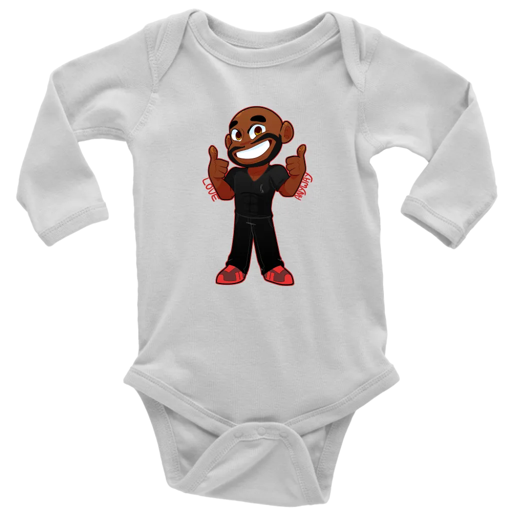 KA Love Anyway Long Sleeve Baby Bodysuit