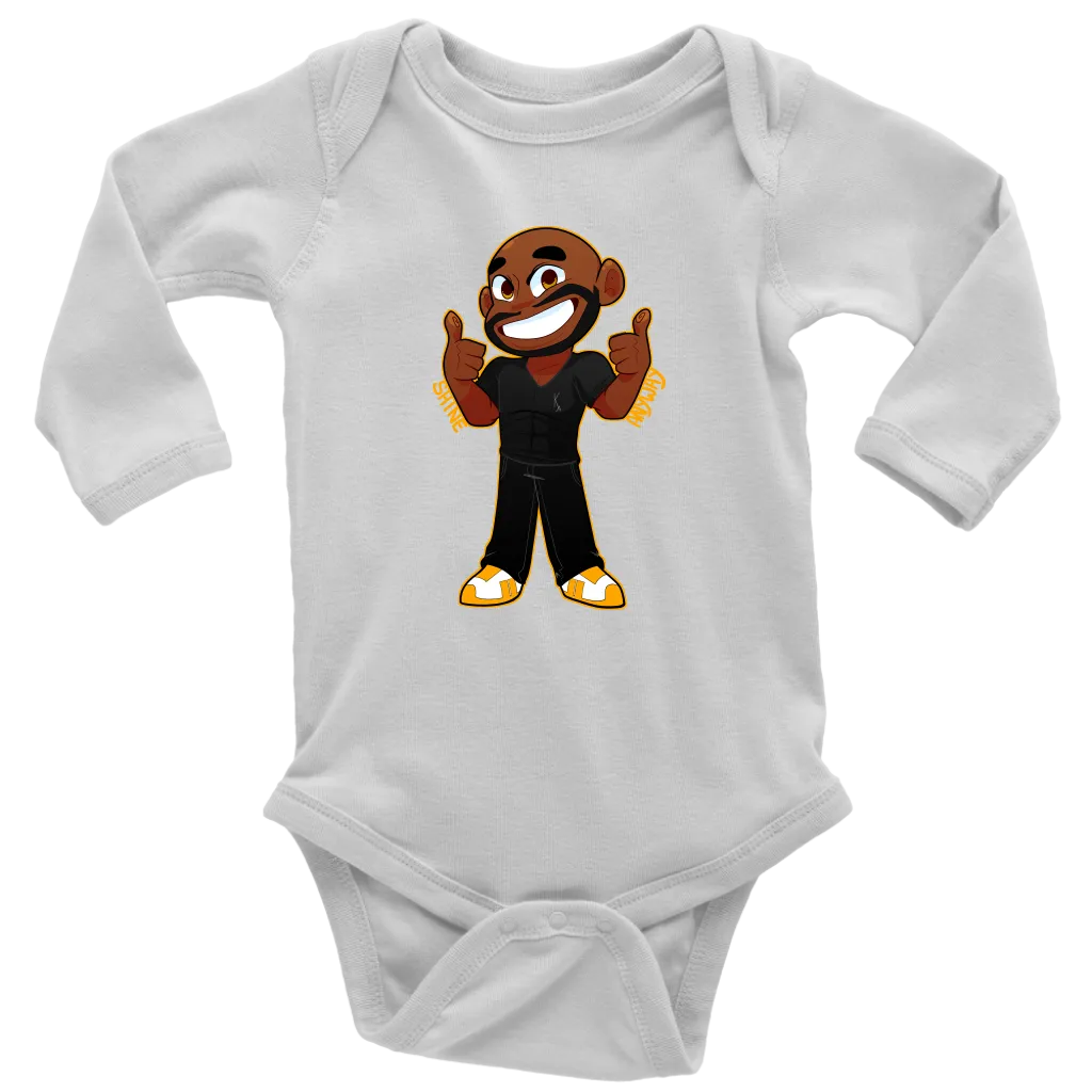 KA Shine Anyway Long Sleeve Baby Bodysuit