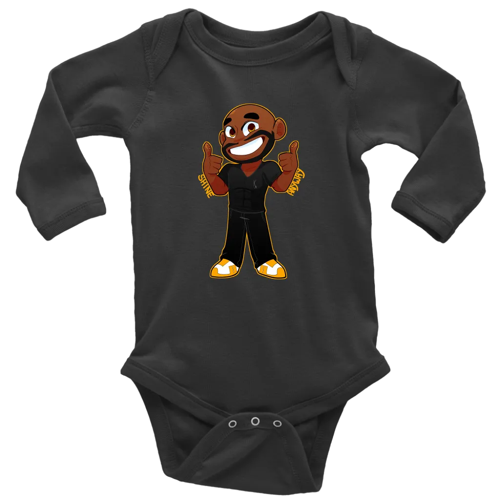 KA Shine Anyway Long Sleeve Baby Bodysuit