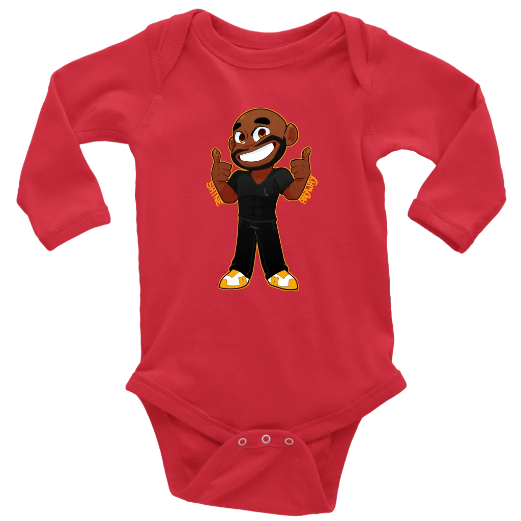 KA Shine Anyway Long Sleeve Baby Bodysuit