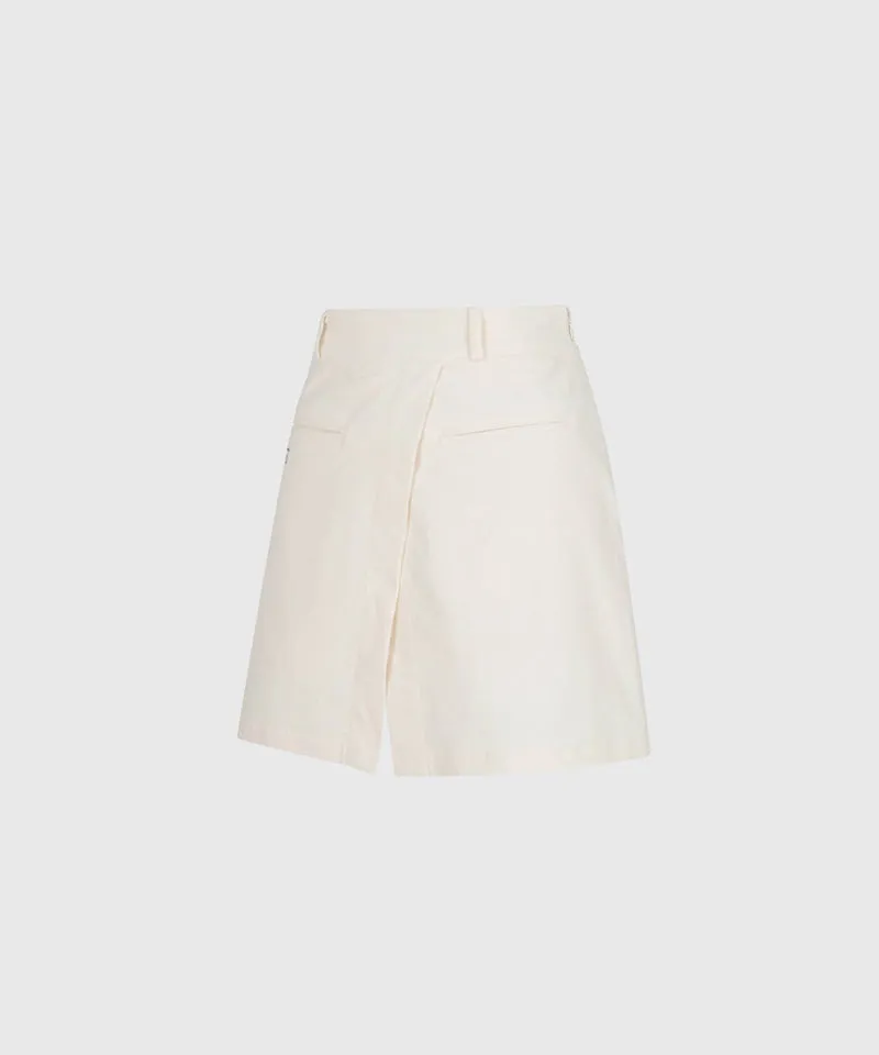 KANDINI Corduroy Skirt-Pants - Ivory