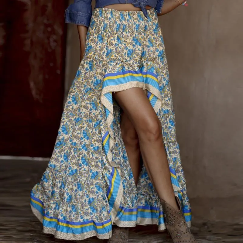 KERRY Boho Print Mini/Maxi Skirt
