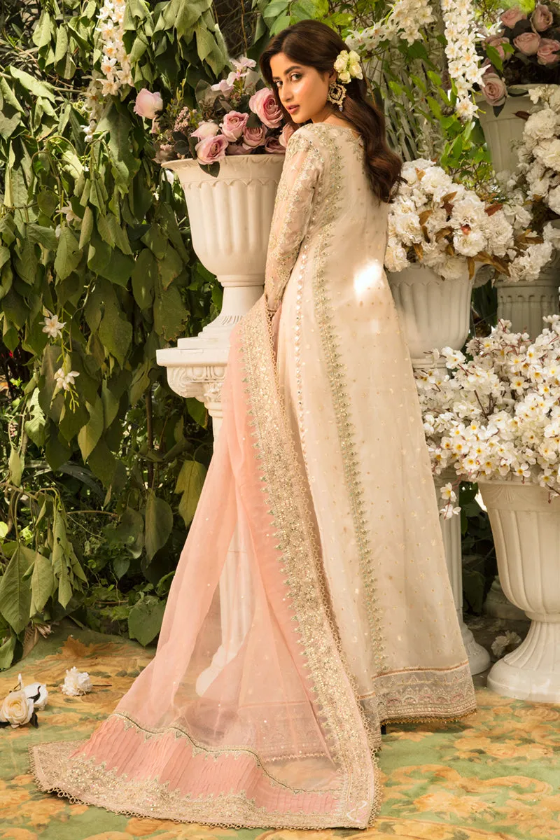 KF-01  MINAIL | Qalamkar Khaab Festive Formal Collection 2022 | Luxury Embroidered Unstitched Chiffon Suits