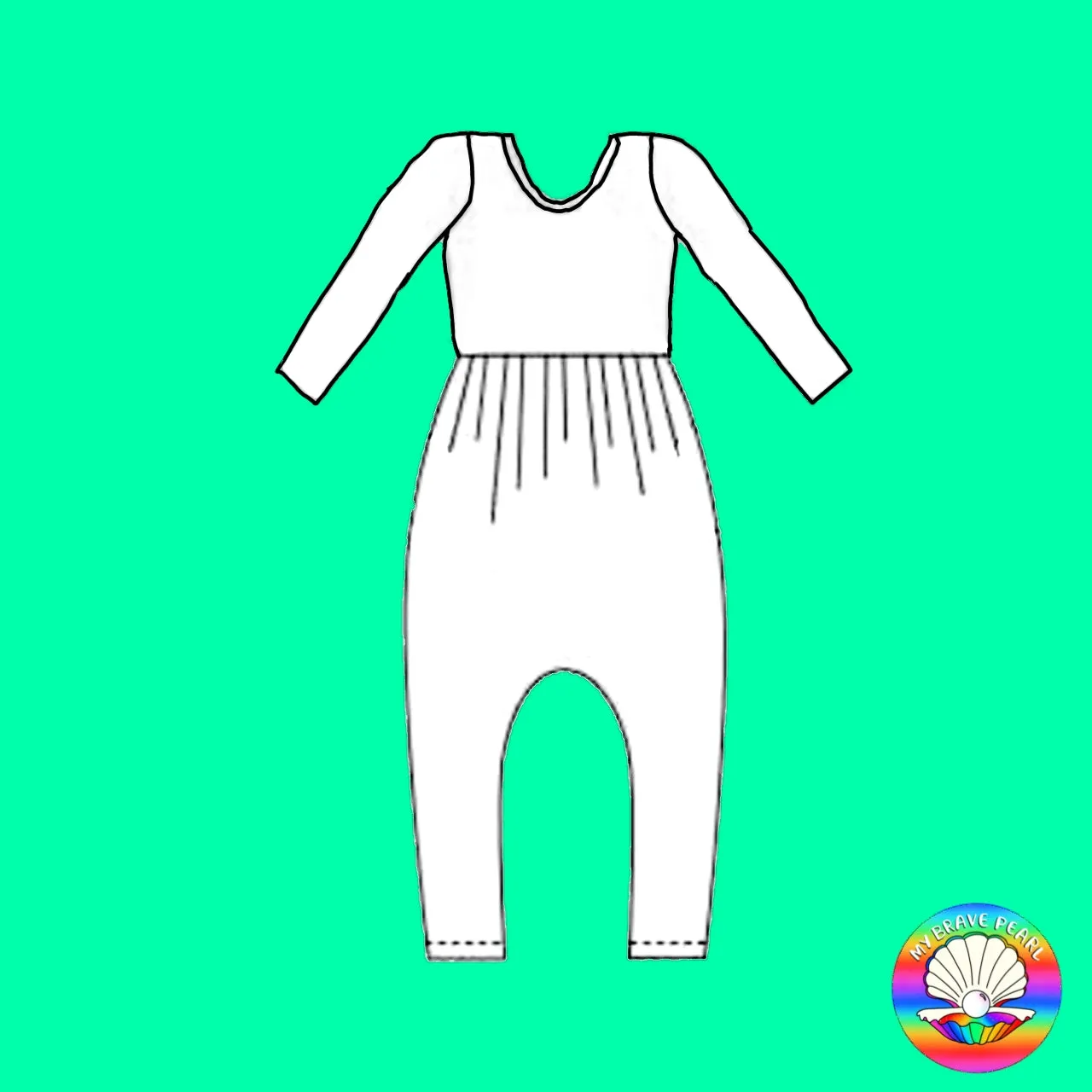 Kids Long Sleeve Alleycat Romper