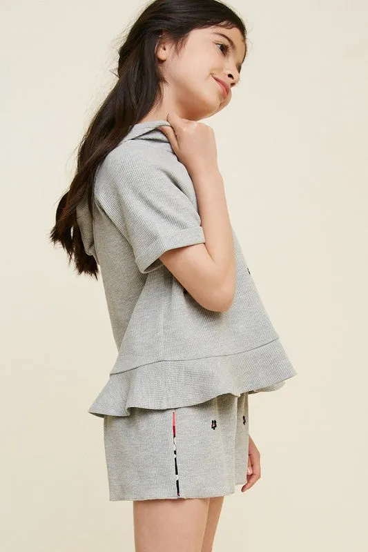 Kinsley Embroided Kids Top