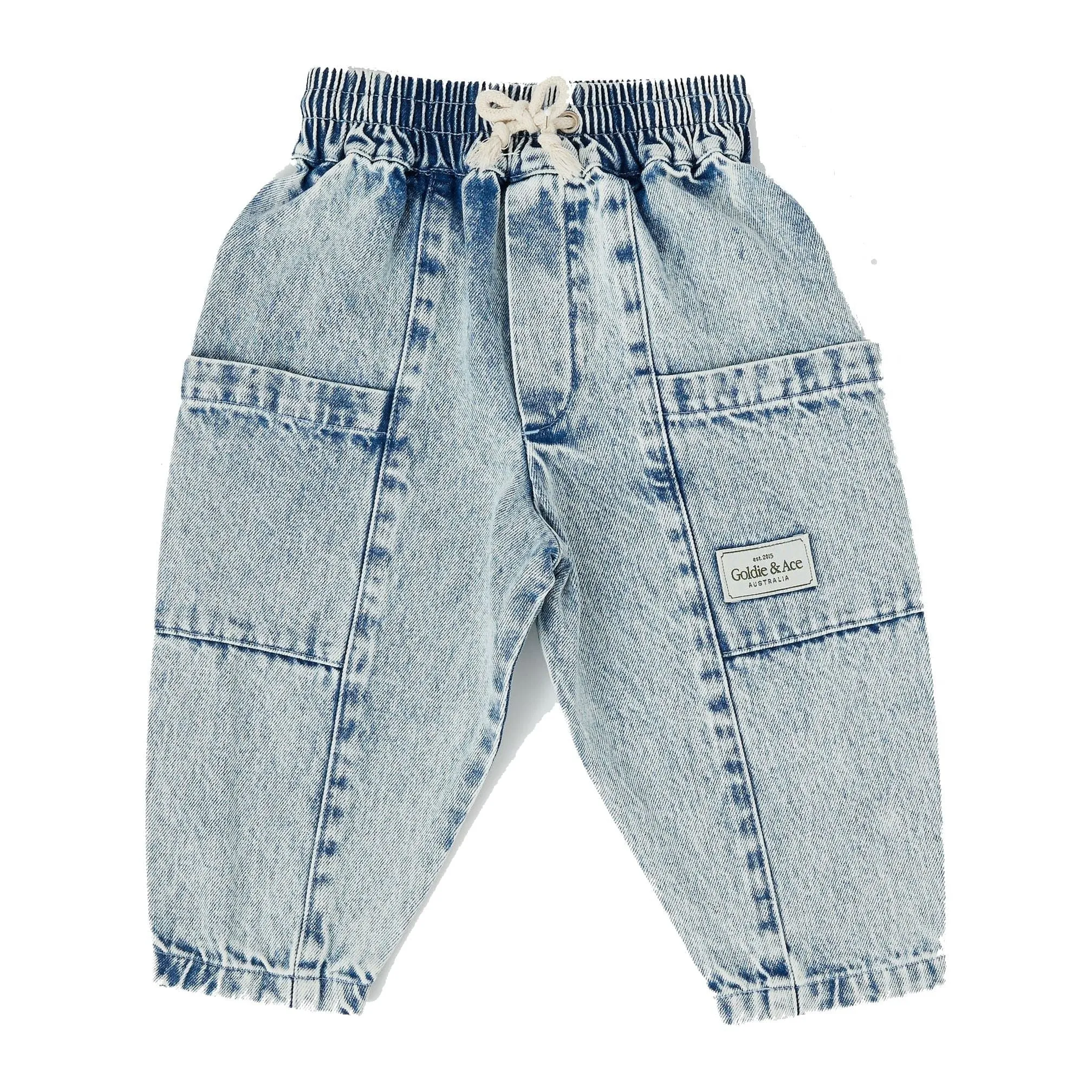 Kit Corduroy Pocket Pant - Light Denim